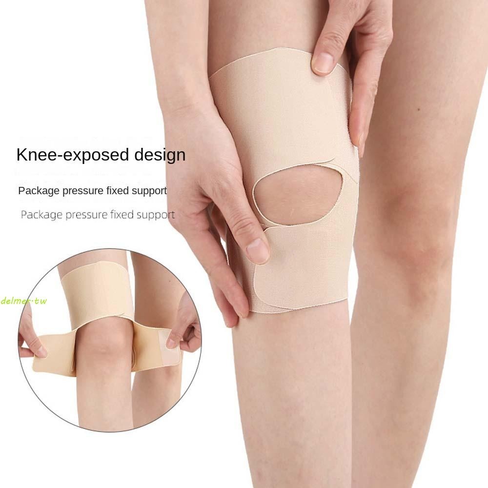 DELMER護膝,關節損傷恢復健身裝備,舒適壓縮套筒彈性膝蓋支撐防護帶男/女