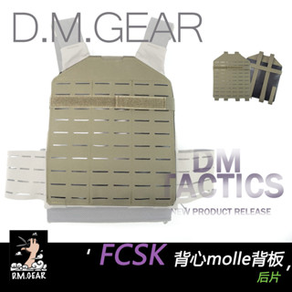 【戰術配件】DMGear FCSK戰術背心配件 黑色molle掛載背板