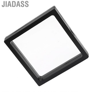 Jiadass 浮動框架珠寶盒透明的PE膜防止耳環項鍊氧化耐磨性