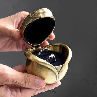【星星好物推薦】玫瑰結婚交換戒指盒首飾盒 求婚神器 求婚戒指盒 訂婚結婚戒指盒 銅合金高檔結婚對戒盒求婚儀式鑽戒盒