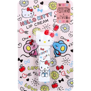 【STU】日本境內Hello Kitty/ My Melody美樂蒂 可愛桃香護唇膏 草莓護唇膏 Sanrio三麗鷗人物