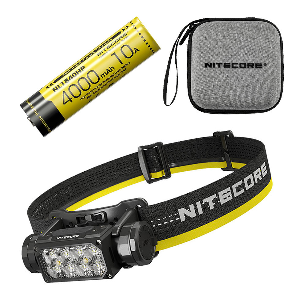 Nitecore HC65 UHE 2000 流明戶外野營頭燈登山頭燈