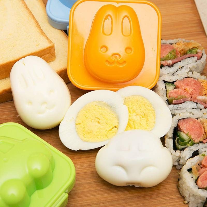 日本進口創意雞蛋模具 寶寶三明治模具DIY兒童卡通飯糰盒壽司模具