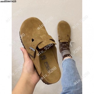 女款勃肯鞋臺灣齣貨的勃肯男女衕款大碼舒適低跟博肯純色包頭拖鞋平底百搭一腳蹬懶人鞋