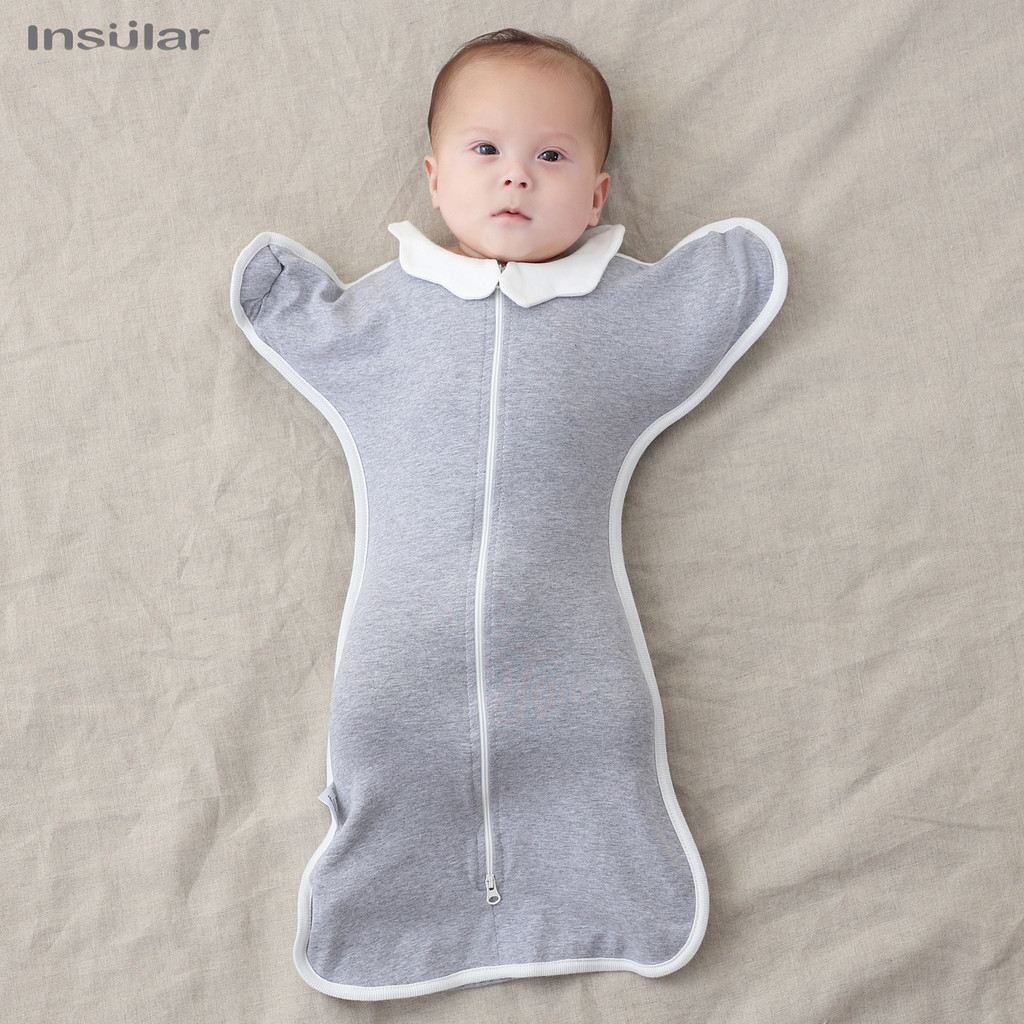 Insular 新生嬰兒睡袋凸起手防震棉睡袋嬰兒襁褓毯新生嬰兒用品 Saco De Dormir