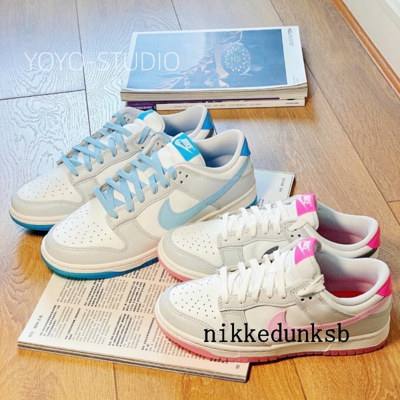 NIKE DUNK LOW‘’520‘’ 男女款 白藍：FN3433-141 粉白：FN3451-161