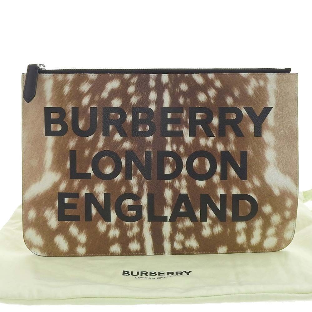 Burberry 博柏利 手拿包 小包包 棕色 日本直送 二手