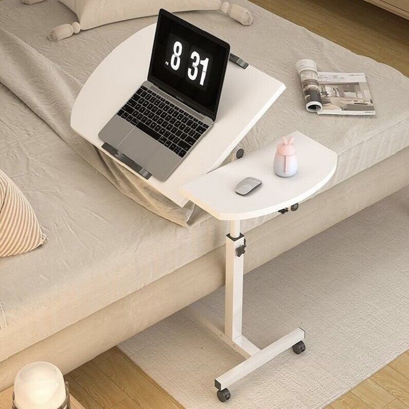 床邊桌可旋轉床邊桌可移動可調整升降桌摺疊電腦桌沙發邊桌子家用