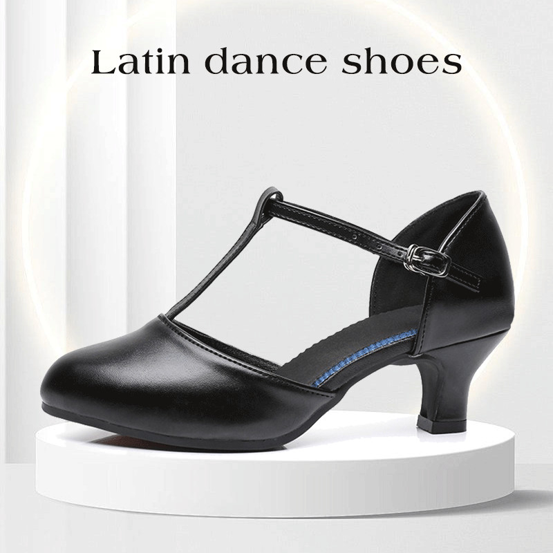 女童女式拉丁舞鞋華爾茲國標舞鞋5.5cm後跟