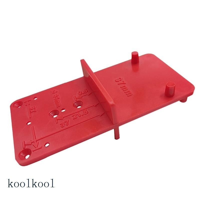 【KOOL】鉸鏈孔鑽孔導向定位器鉸鏈鑽孔夾具鑽頭木工門開孔器櫥櫃配件