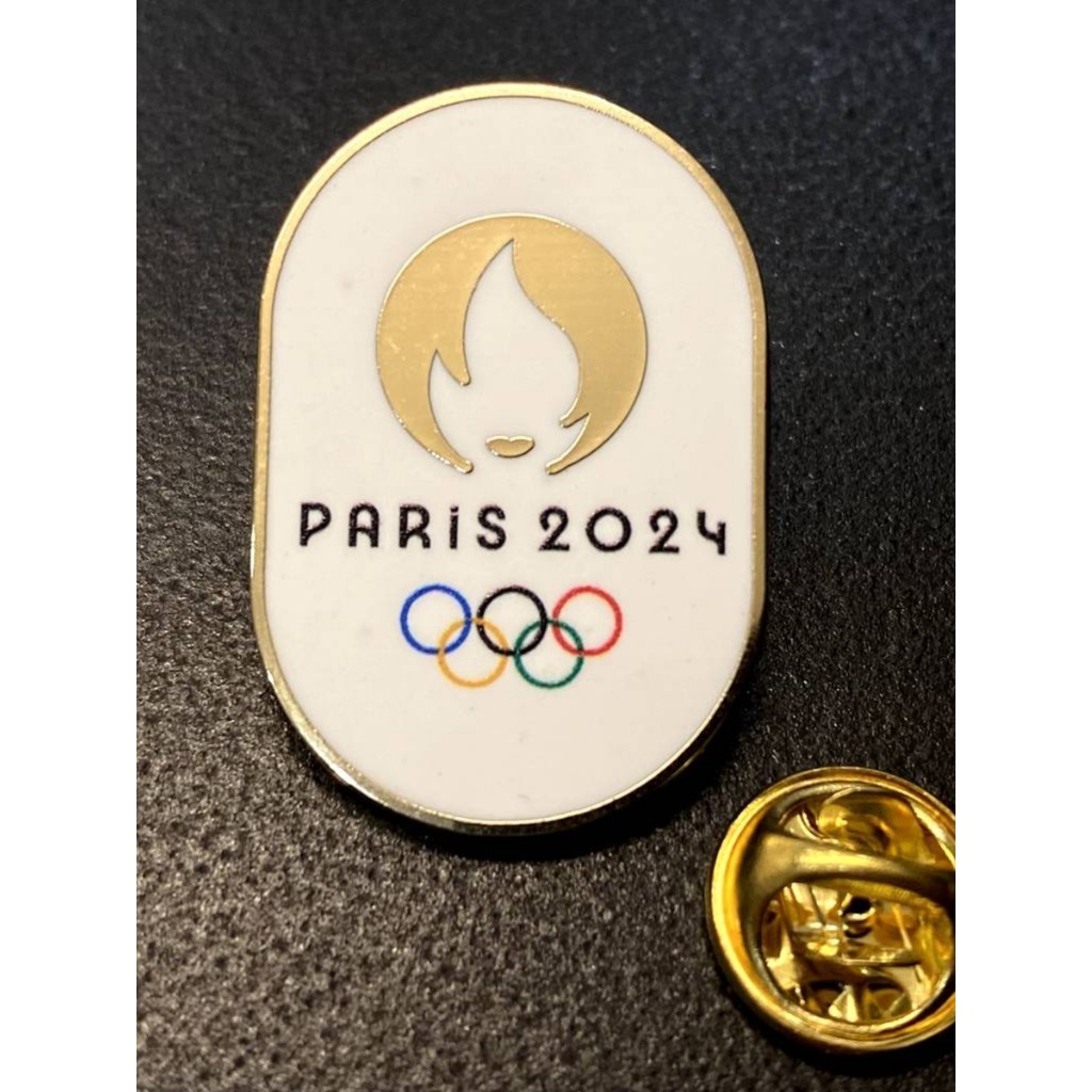 ❤限量款❤法國Paris奧運會 官方 會徽LOGO 紀念 徽章 pin 橢圓形款