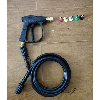 免運 RYOBI AJP 型鋼力 武士刀 萊姆HPI TAKANO清洗機套裝 短槍+高壓管+5個噴嘴或鴨嘴頭