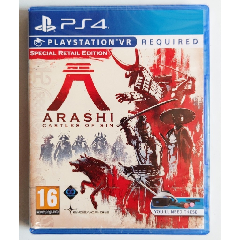 【精品現貨】PS4 VR遊戲 嵐罪惡之城 Arashi Castles of Sin 開放世界忍者武士