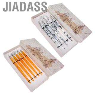 Jiadass 壓克力筆 5 支裝精美圓形筆尖漫畫藝術繪畫工具配件用品