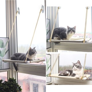 貓吊床壁掛式,玻璃門適合貓躺在陽光下