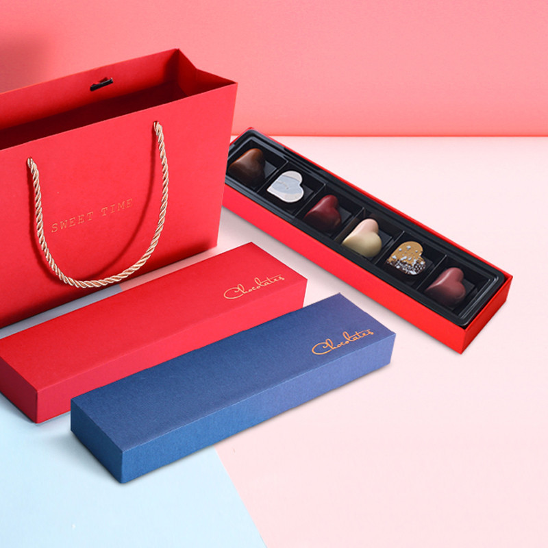 現貨【巧克力包裝】星空巧克力 包裝盒 高檔歐式 創意禮盒 松露生巧克力 手工diy 6粒 包裝盒