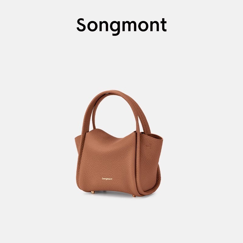 【現貨速發】包包 Songmont元寶包mini菜籃子秋冬系列設計師款手提斜挎迷你小手機包