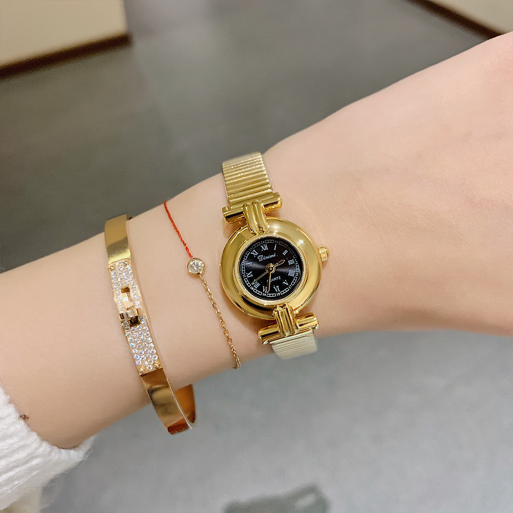 DIMINI  77104 新款 復古 時尚 石英錶 氣質 女士手錶(送精美表盒）