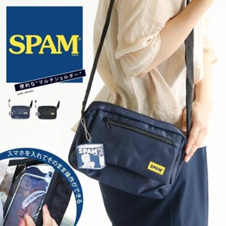 🚚現貨🇯🇵日本直送 SPAM單肩包 黑色 藍色 單肩包 側揹包 斜揹包 外出包 休閒包 佐倉小舖