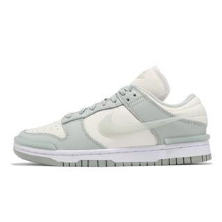 Nike 休閒鞋 Wmns Dunk Low Twist 女鞋 灰 米白 厚鞋舌 解構 [ACS] DZ2794-004