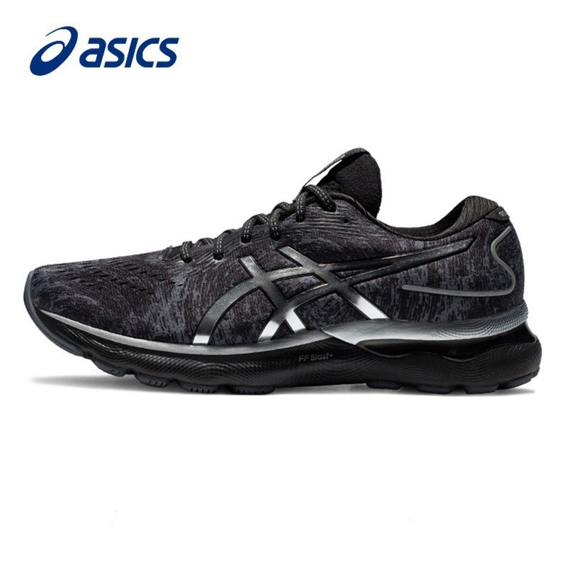 亞瑟士 Asics Asics Asics Asics男鞋gel-Nimbus 24鉑金透氣跑鞋鞋1011B358-02