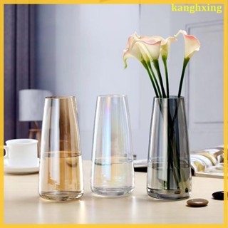 復古設計玻璃花盆花瓶辦公桌室內家庭辦公室 kanghxing