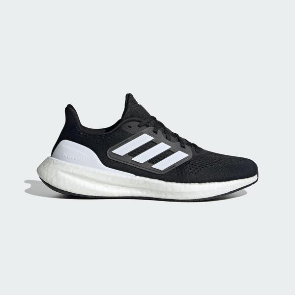 Adidas 慢跑鞋 男 Pureboost 23 寬楦 黑 IF4839