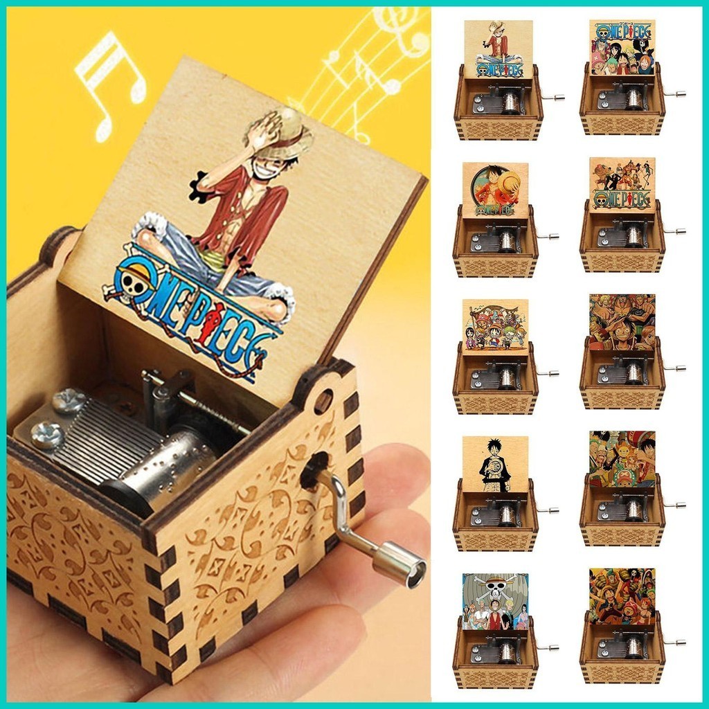 卡通音樂盒木製音樂盒帶手搖雕刻音樂盒家居裝飾品茶几電腦 rdatw