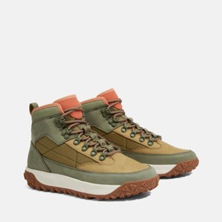 TIMBERLAND｜女款深綠色 Greenstride™ Motion 6 防水健行鞋|A2K14