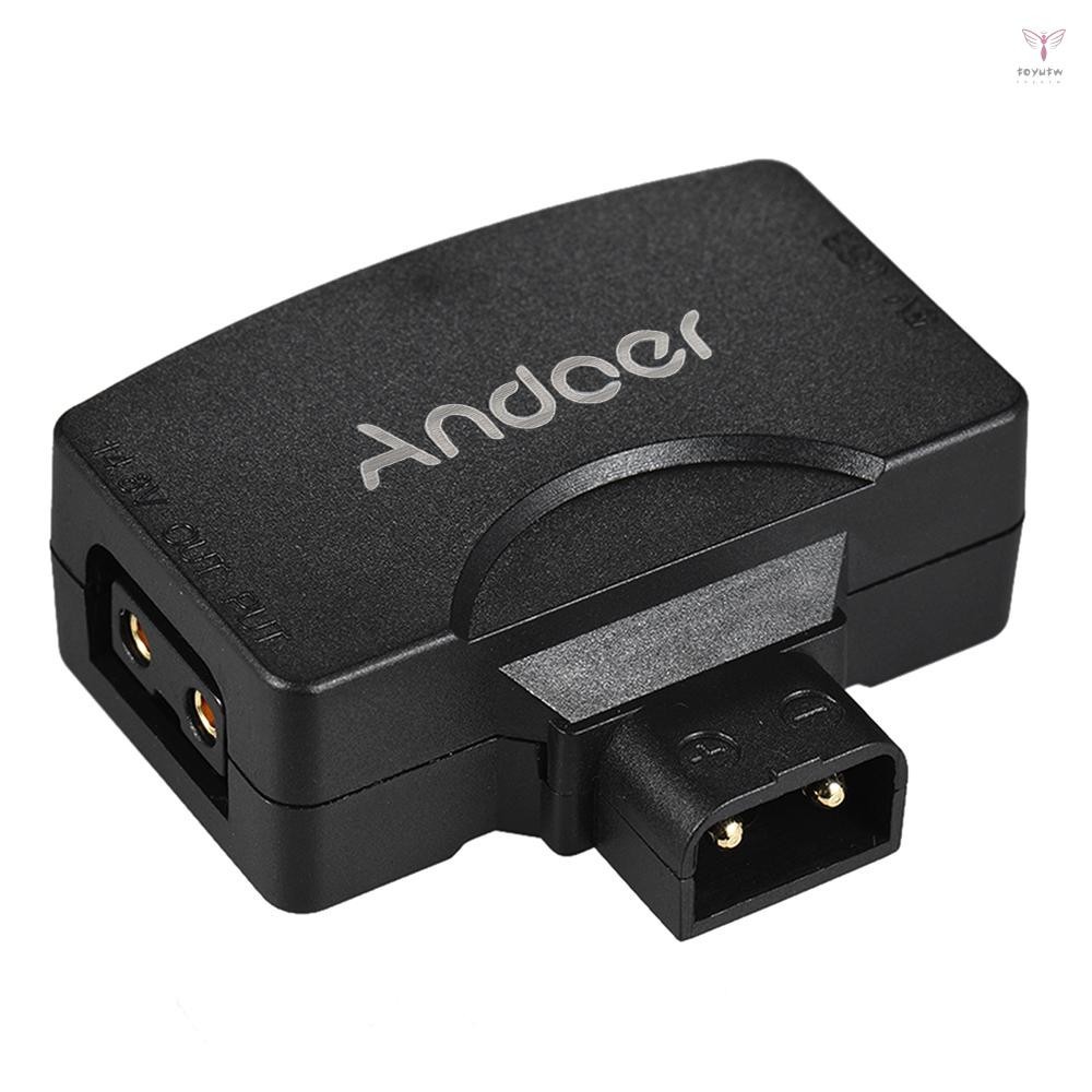 Andoer D-Tap 至 5V USB 適配器連接器,用於 V 型攝像機相機電池