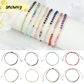 SNOWXY1編織手鍊禮品可調節的吊飾設計珠飾