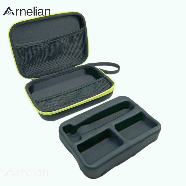 Arnelian 硬殼電動剃須刀收納袋兼容飛利浦 Norelco Oneblade Qp2520 Qp2530 Qp26