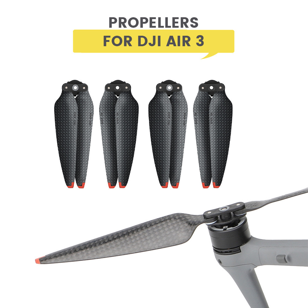Sunnylife 碳纖維螺旋槳適用於 DJI Air 3 硬質耐用輕便螺旋槳可折疊道具適用於 DJI Air 3 配件