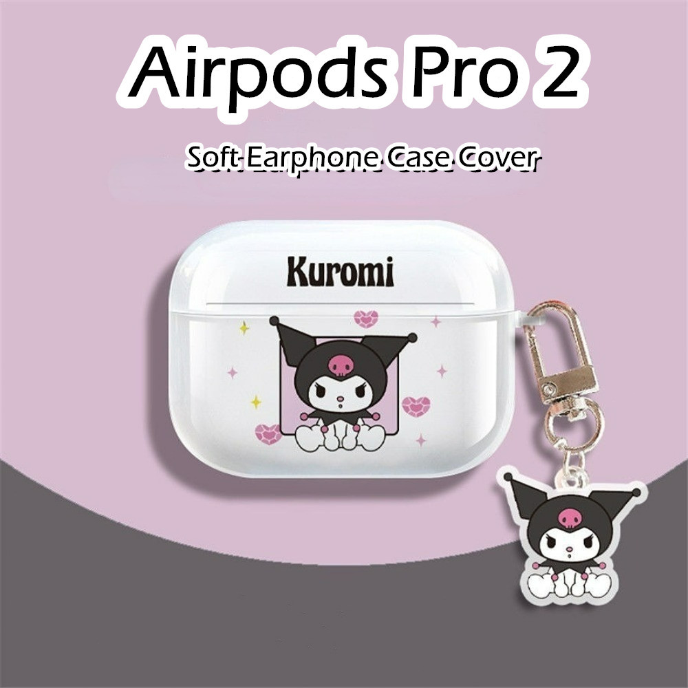 [高品質] 適用於 Airpods Pro 2 保護套可愛卡通凱蒂貓軟矽膠耳機保護套保護套