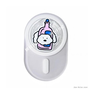 白鹿同款奶瓶狗黏貼手機氣囊支架透明磁吸啪嗒泡泡溜ca手機保護殼