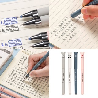 Joy 12 支中性筆 0 35 毫米中性筆卡通可擦筆簽名筆用於書寫