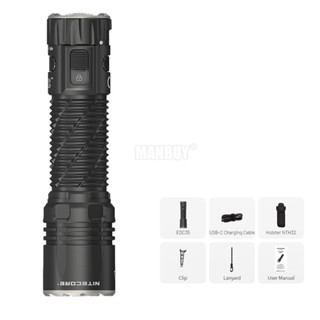 Nitecore EDC35 5000 流明 LED 可充電白光尾架 EDC 手電筒