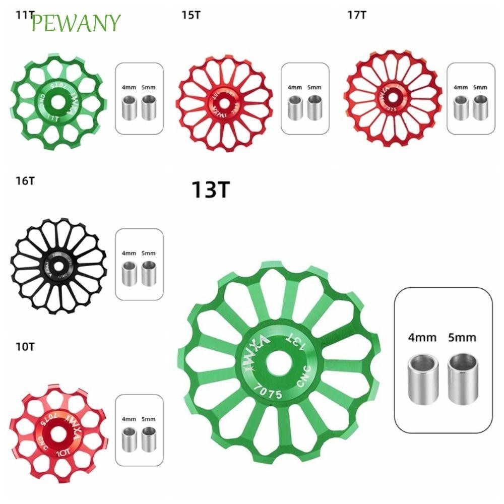 PEWANY自行車導向輪,騎師輪軸適配器MTB自行車後導輪,自行車導輥10T-17T陶瓷軸承自行車滑輪