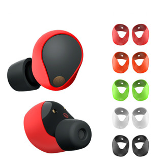 五對矽膠耳罩適用於索尼 WF-1000XM5 耳機保護套防塵帽