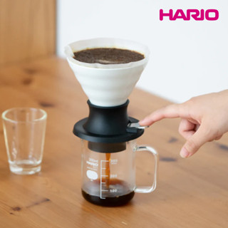 【HARIO】SWITCH 磁石浸漬式02濾杯-200ml 黑色 (有田燒) /手沖咖啡/V型濾杯/V60/濾杯