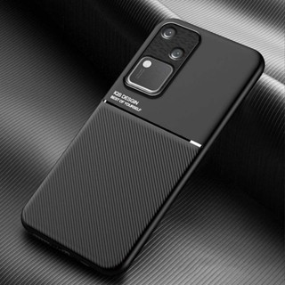 適用於VIVO V30 / Pro 超輕薄全包防指紋手機殼 簡約風 磁吸啞光防滑保護矽膠 軟TPU精孔鏡頭保護套