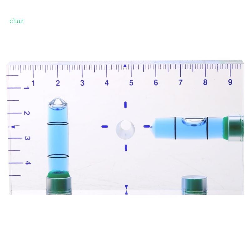 Char 磁性迷你氣泡水平儀兩個方向清晰水平儀圖片懸掛水平儀