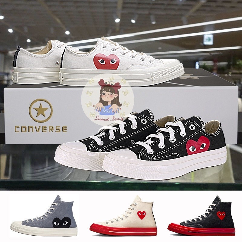 Converse Chuck 70 x CDG Play 川久保玲 聯名 匡威 1970 男鞋 女鞋 低筒 高筒 帆布鞋