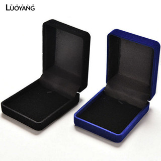 洛陽牡丹 絨布飾品盒 韓國珠寶首飾盒子植絨項鍊盒 吊墜包裝盒