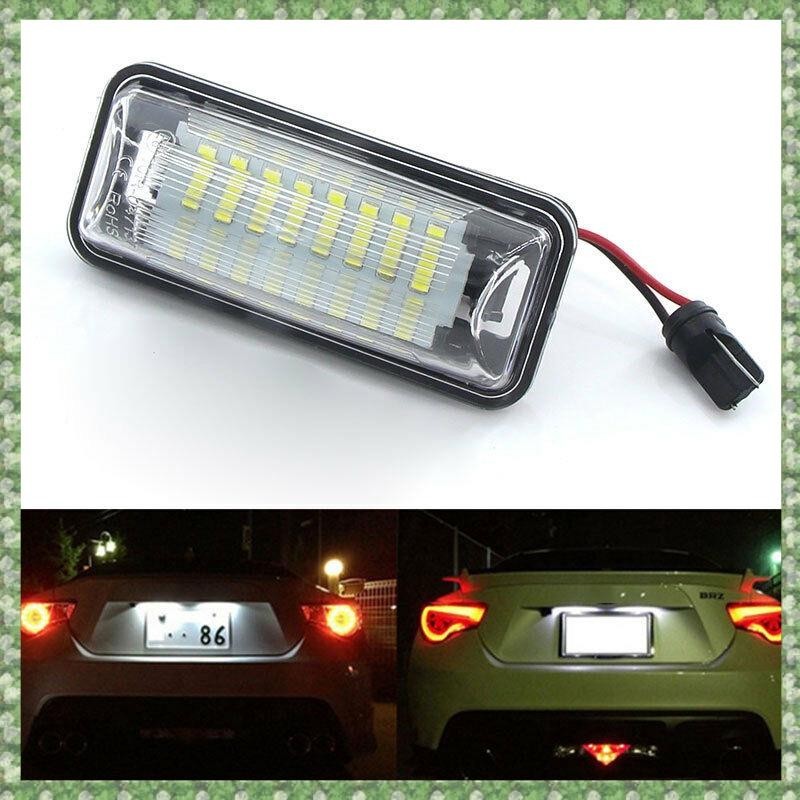 SUBARU (D Z V P)2X LED 車牌燈適用於豐田 FT-86 GT86 斯巴魯 BRZ WRX Fores