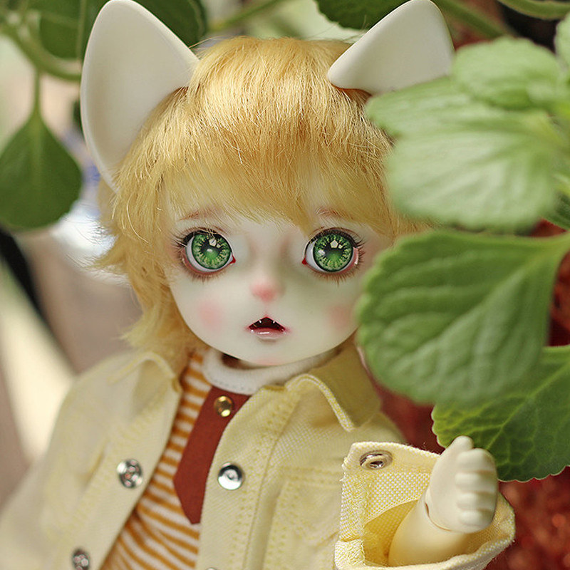 【高檔】bjd娃娃 sd娃 DOLL 1/6分貓GOKI 全身可動關節調整 可愛萌寵 玩偶