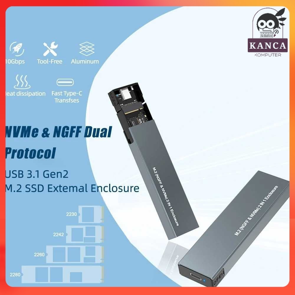 Kanca IRhasta 適配器外殼 NVMe M.2 SSD 轉 USB 3.1 Type C IT055