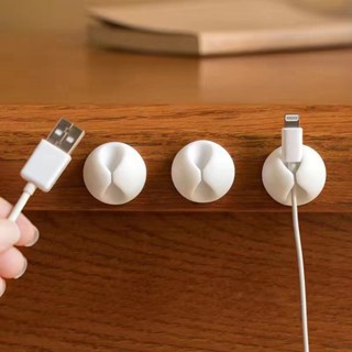 🌸首選低價🌸桌面理線帶數據線固定器 收納扣耳機充電線 床頭線卡固線器理線器✨✨