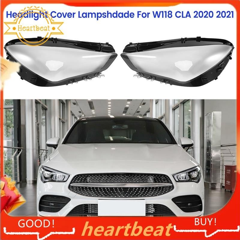 汽車大燈罩 Lampshdade 大燈外殼適用於奔馳 W118 CLA 2020 2021