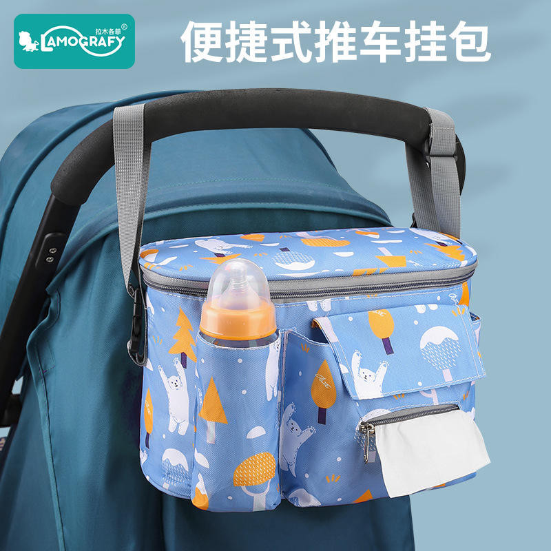 【現貨熱賣】工廠直銷嬰兒推車掛包多功能外出媽咪包防水母嬰收納包童車包通標